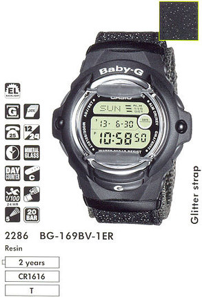 Годинник CASIO BG-169BV-1ER