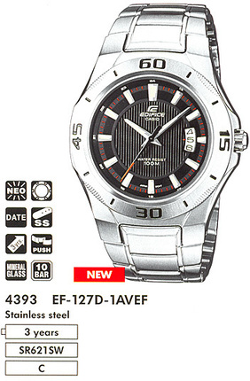 Часы CASIO EF-127D-1AVEF