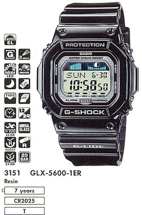 Годинник CASIO GLX-5600-1ER