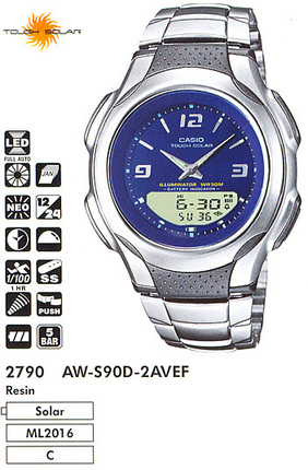 Часы CASIO AW-S90D-2AVEF