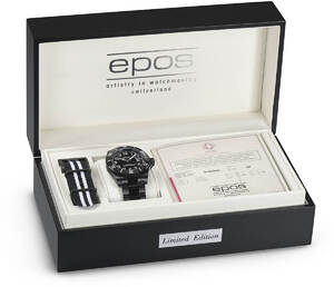 Годинник Epos Diver COSC 3504.138.85.35.95 Limited Edition + ремінець