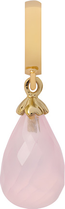 Шарм CC hangers - rose quartz drop 610-G01Rose