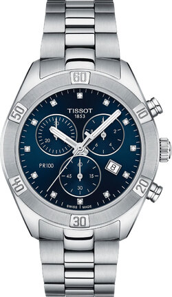 Годинник Tissot PR 100 Sport Chic Chronograph T101.917.11.046.00