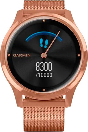 Смарт-часы Garmin vivomove Luxe 18K Rose Gold PVD Stainless Steel Case with Rose Gold Milanese Band (010-02241-24)