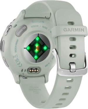 Смарт-часы Garmin Venu 3S Silver Stainless Steel Bezel with Sage Gray Case and Silicone Band (010-02785-01)