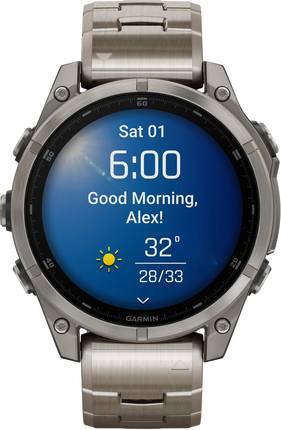 Смарт-годинник Garmin fenix 8 47mm AMOLED Sapphire Titanium with