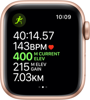 Смарт-годинник Apple Watch Series 5 GPS 40mm Gold Aluminium Case with Pink Sand Sport Band (MWV72UL/A)
