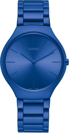 Часы Rado True Round Thinline Les Couleurs Le Corbusier Spectacular ultramarine 4320K 01.420.6092.3.062 R27092622