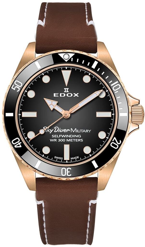 

Часы EDOX 80115 BRZN NDR Skydiver Military 42mm Limited Bronze, 1710