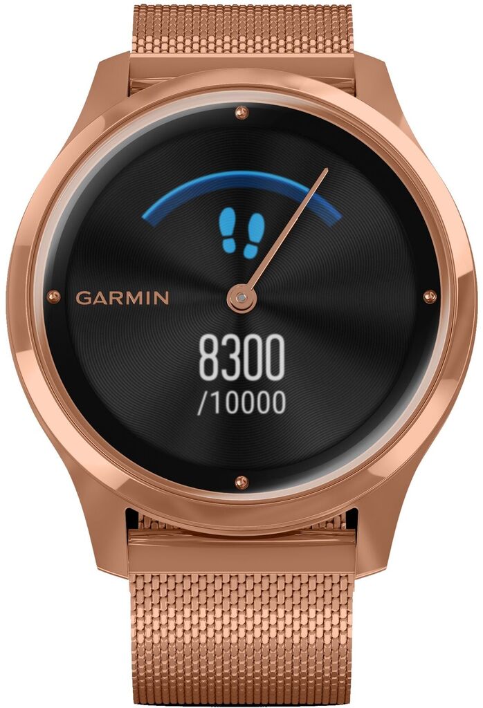 

Смарт-часы Garmin vivomove Luxe 18K Rose Gold PVD Stainless Steel w. Rose Gold Milanese B. (010-02241-24), 010-02241-24